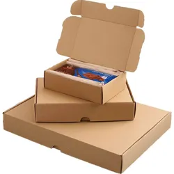 KK Verpackungen 25 x Maxibriefkartons 175 x 115 x 45 mm Braun