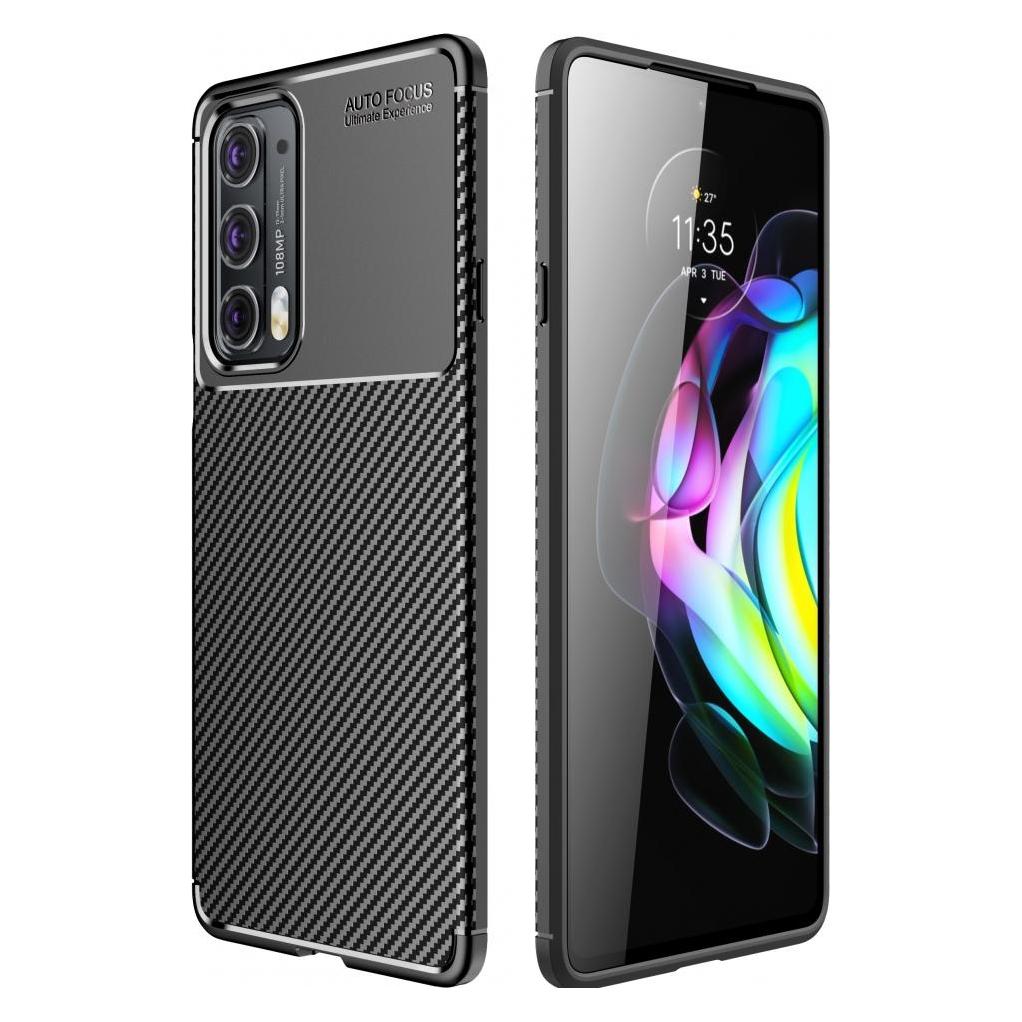 Screenguard Motorola Edge 20 Hülle Carbon Design TPU Case (Motorola Edge 20) (00029310)