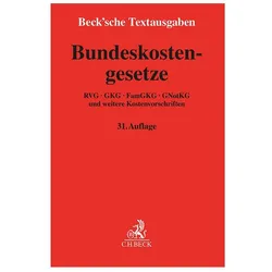 Bundeskostengesetze, Fachbücher