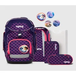 ergobag PACK Schulrucksack-Set PerlentauchBär, 6-teilig