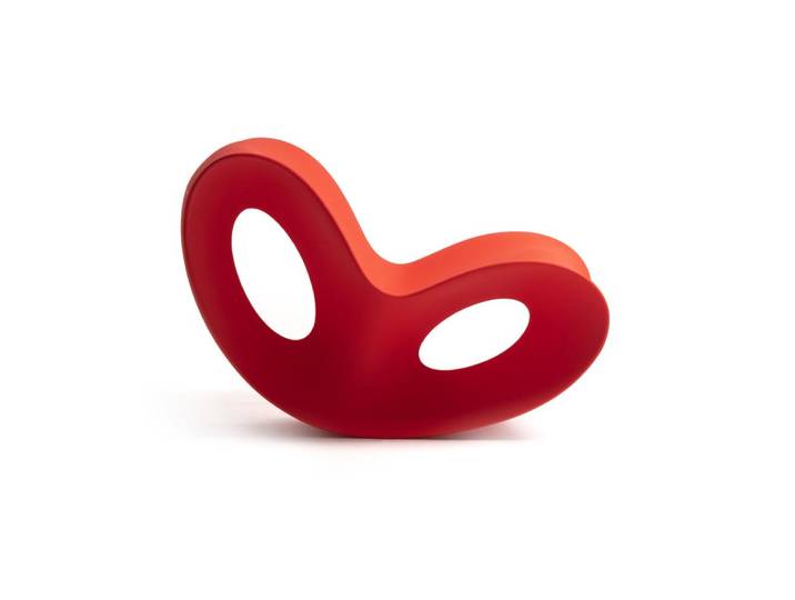 MAGIS chaise à bascule VOIDO (Rouge - Polyéthylène)