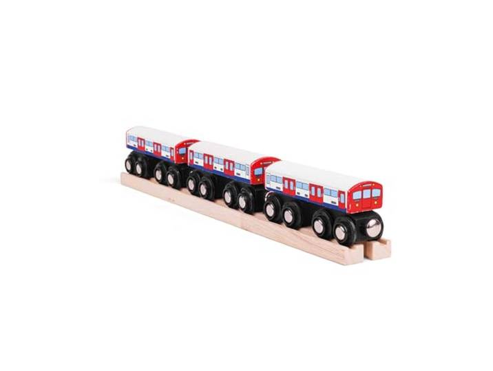 Bigjigs Rail Wooden Underground Train - Andere belangrijke Wood Rail Merken zijn Compatible