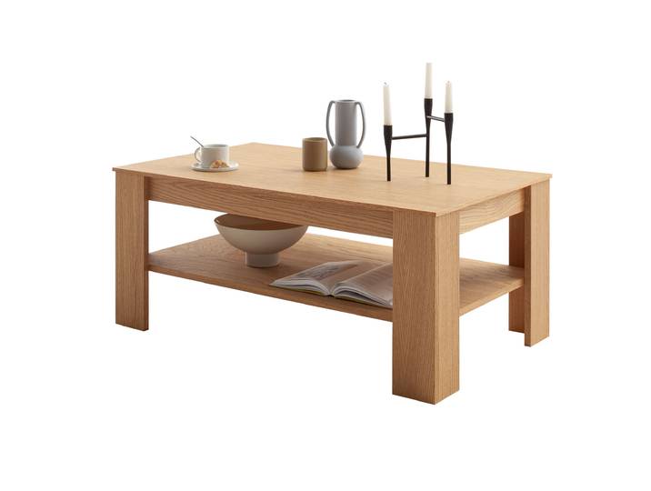Couchtisch Eiche 115 x 65 cm - Wohnzimmertisch - ARAYA