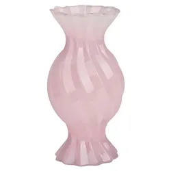 WURM Vase Bonbon-Optik aus Glas Maße 14x27x14cm