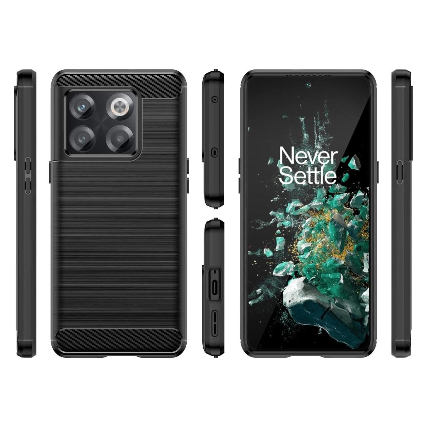 Screenguard OnePlus 10T Hülle Carbon Brushed Soft TPU (OnePlus 10T) (00033372)