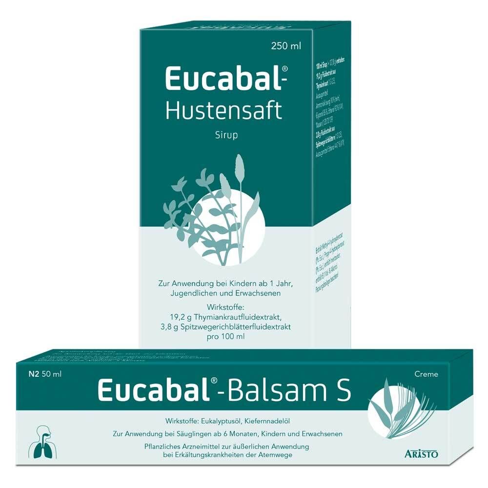 Eucabal Set Balsam S + Hustensaft 1 St