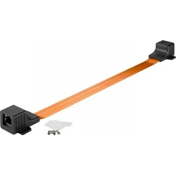 RJ45 Patchkabel Fensterdurchführung, ungeschirmt - Länge: 30 cm