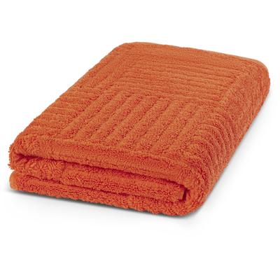 Duschtuch ROSS "CARRE", orange, B:70cm L:140cm, Frottier, Frottier, Handtücher, 100% Baumwolle, Rippenstruktur, große Farbauswahl