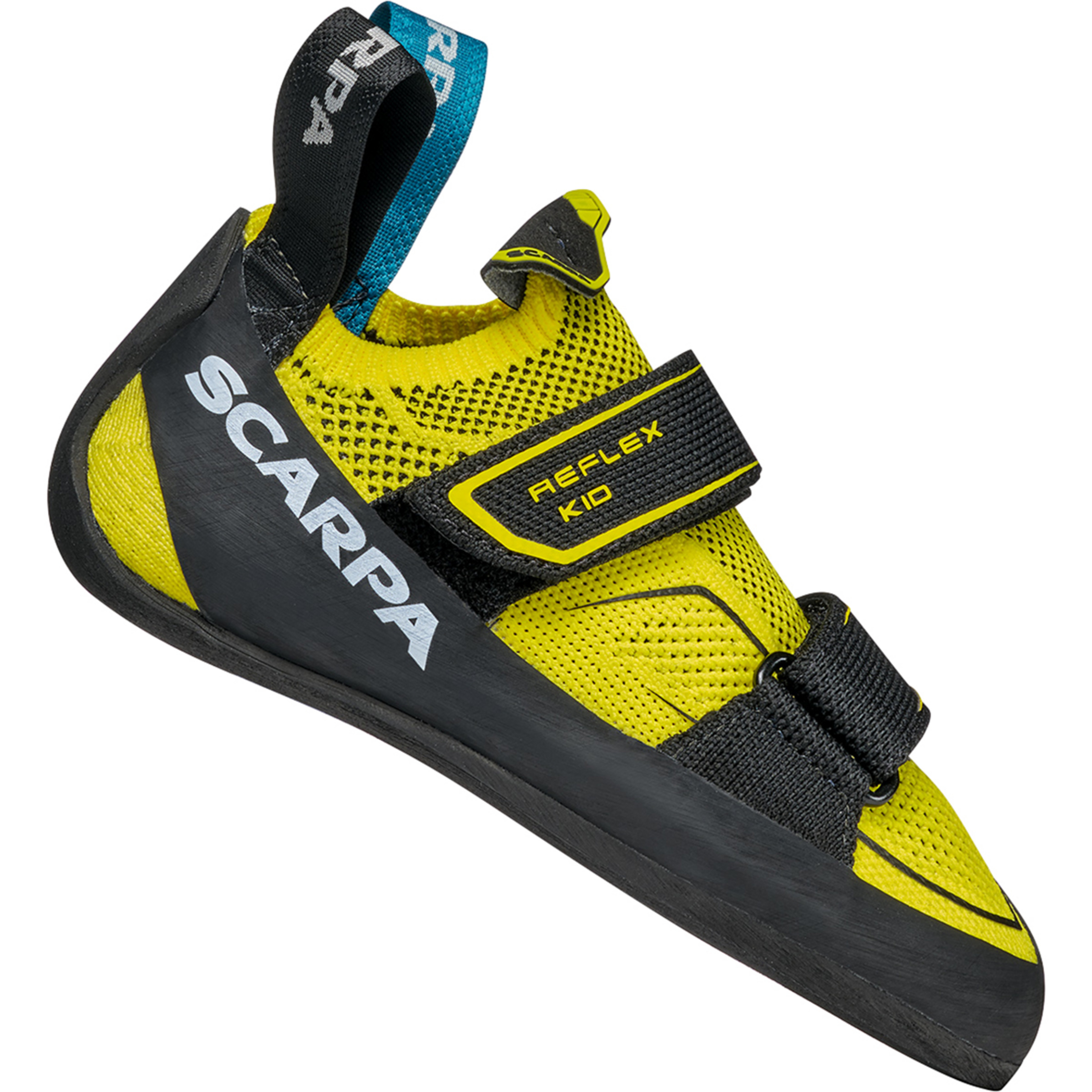 Scarpa Reflex Kid Kletterschuhe Kinder Kletterschuhe gelb Größe 33 Alpinklettern | Bouldern | Sportklettern