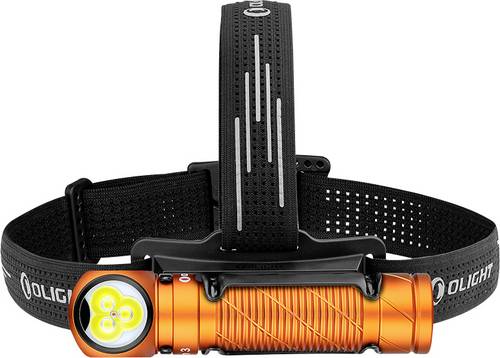 OLight Perun 3 (Orange) LED Taschenlampe, Stirnlampe 3000lm