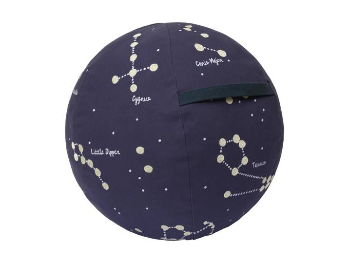 Ferm Living Constellation Sitzpouf Dark blue, Ø50 cm