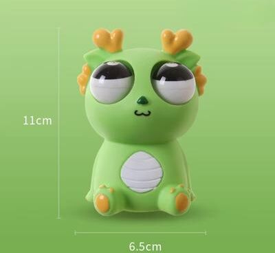 DynamicDeals Dragon Pop Eye Stress Relief Fidget Toy For Kids & Adults light Green