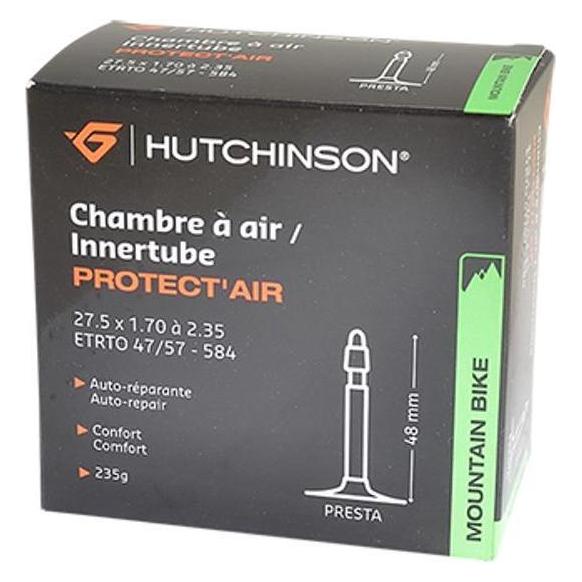 Hutchinson Protect'Air Fahrradschlauch (Presta (SV), 27.5", 48 mm) (CV657511)