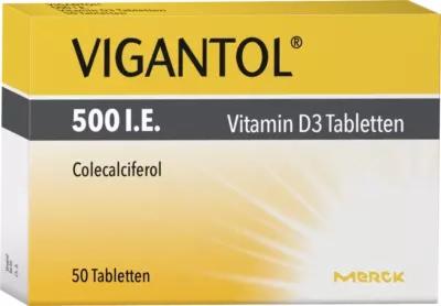 WICK Pharma - Zweigniederlassung der Procter & Gamble GmbH VIGANTOLETTEN 500 I.E. Vitamin D3 Tabletten 50 St 01245399
