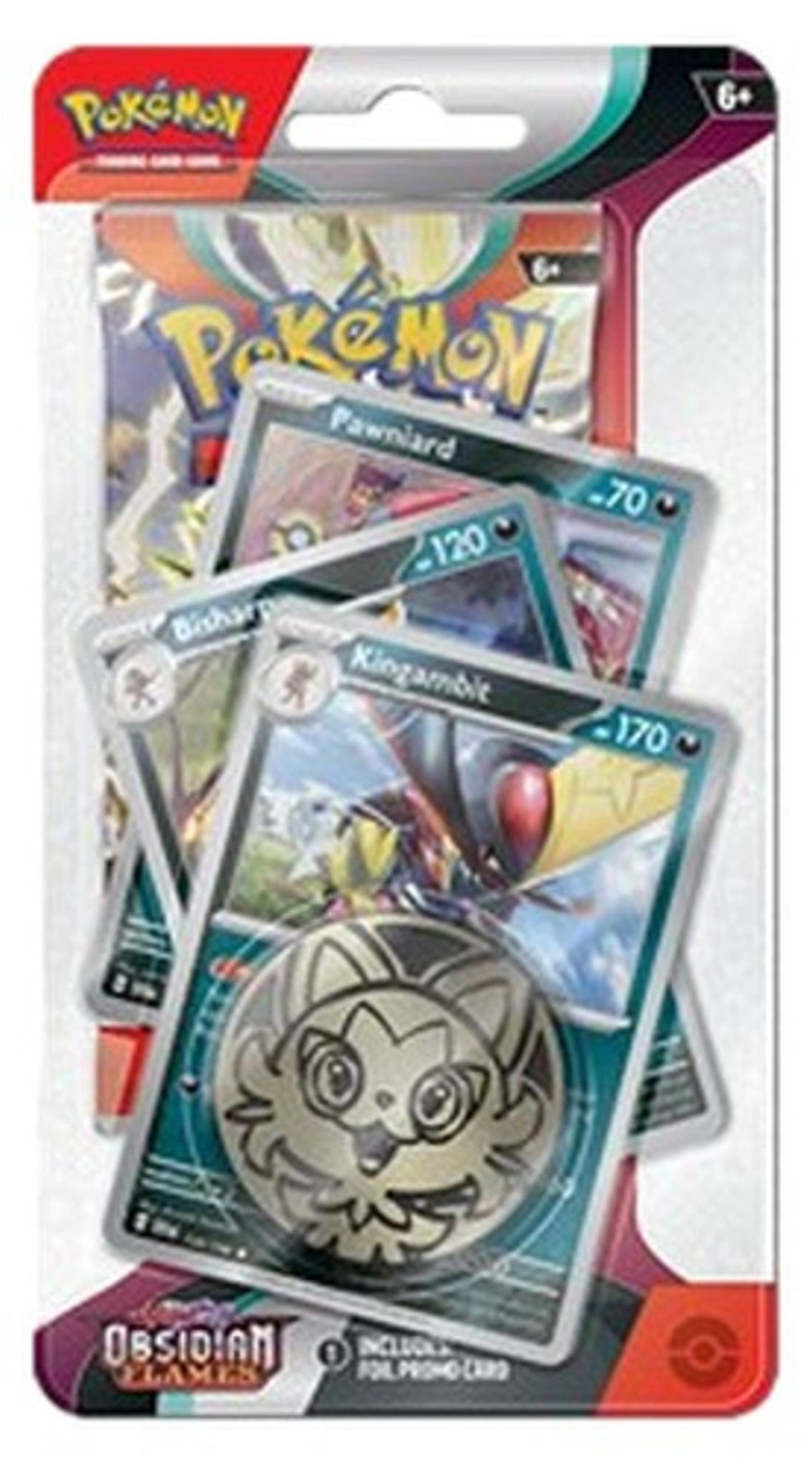 Pokemon Obsidian Flames Kingambit Premium Checklane Blister van The Pokemon Company