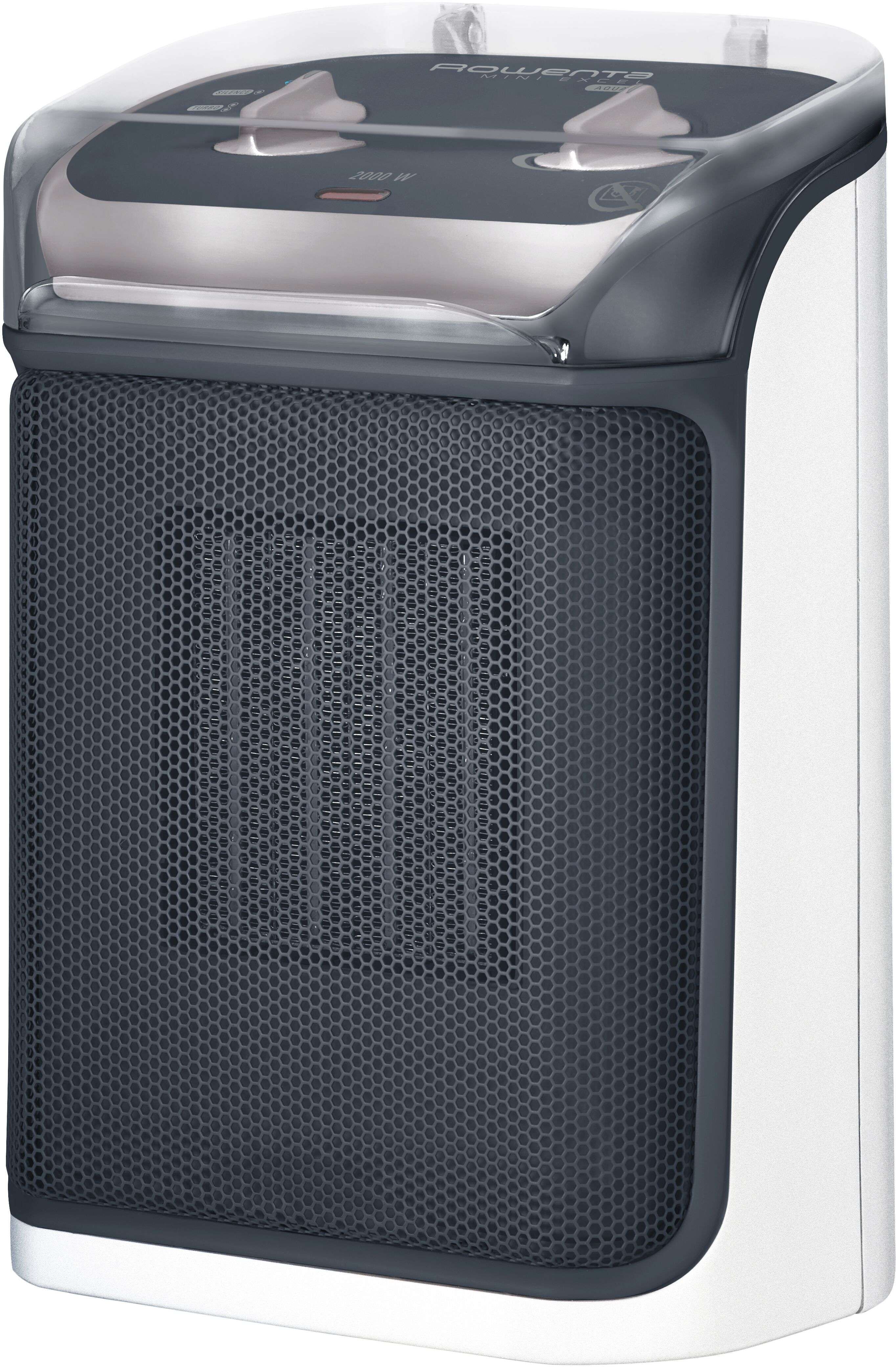 Rowenta Calefactor cerámico Mini Excel Aqua SO9281 Silencioso 50 dB(A). Blanco