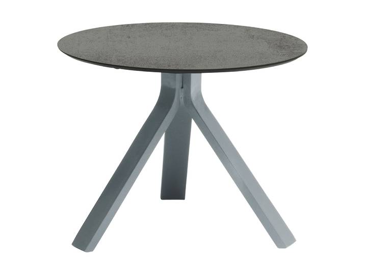 Stern Beistelltisch Freddie Ø 55 cm Aluminium graphit Tischplatte
