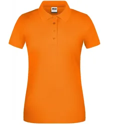 Damen Bio Polo T-Shirt "JN873" - XS - Orange
