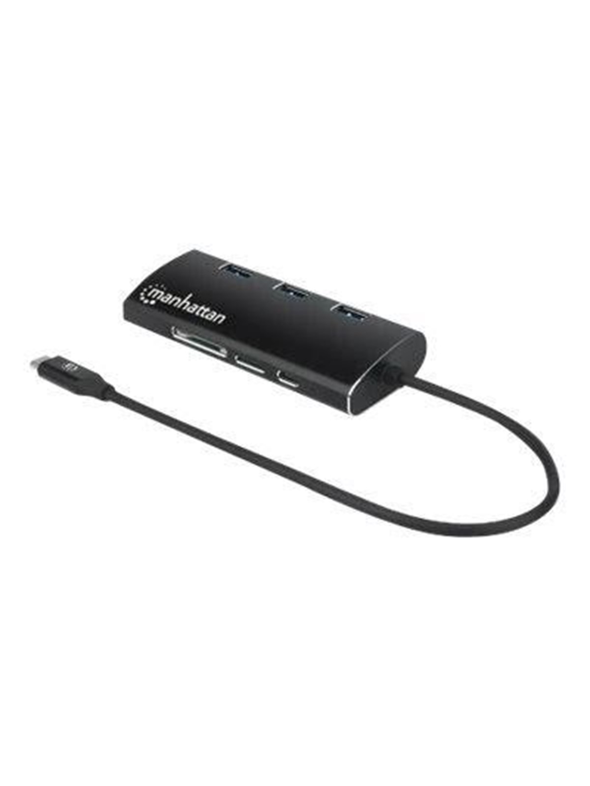 IC INTRACOM Manhattan USB-C Dock/Hub with Card Reader