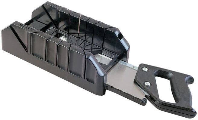 Stanley Boîte à onglets PVC 350mm avec scie à dos (1-19-800)