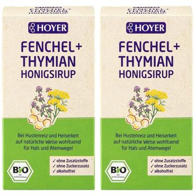 Hoyer Fenchel+Thymian Honigsirup 2x 2x250 g Sirup