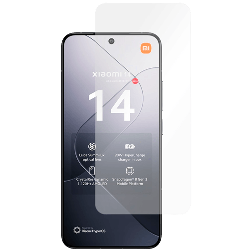 Just in Case Gehärtetes Glas Clear Displayschutzfolie Xiaomi 14
