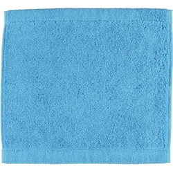 Lifestyle Sport Handtuch 30 x 30 cm glatt azurblau