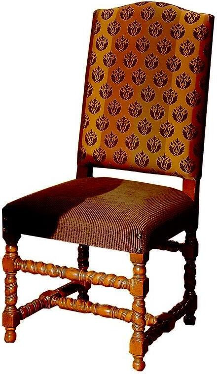 Luxueuze design eetkamerstoel van echt hout in Italiaanse stijl
