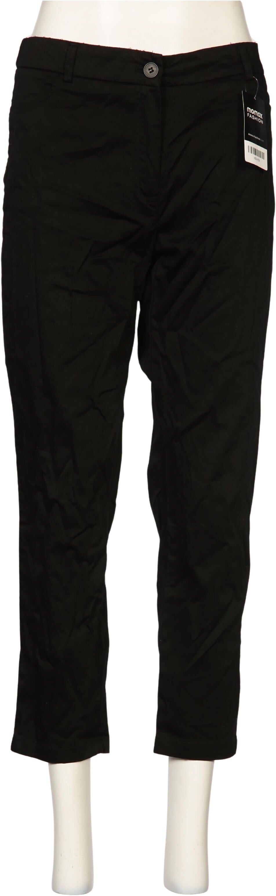 Apanage Damen Stoffhose, Schwarz, Gr. EU 40, Elasthan / Baumwolle - Second Hand