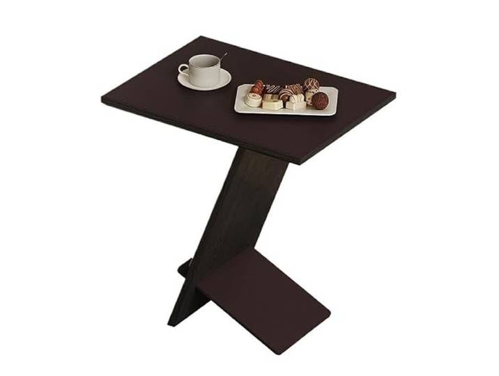 YCCHAH Sofatisch Retro Schwarz Holz Sofa Seite Tisch Licht Luxus Wohnzimmer Kleine Kaffee Wohnzimmer-Beistelltisch