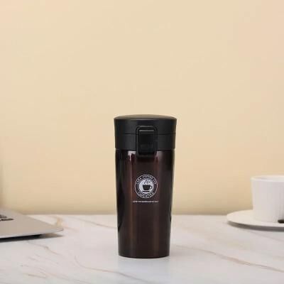 Uplifted Finds 304 Stainless Steel Double Wall Vacuum Mug Leak Proof Thermal Flask 500 Ml coffee