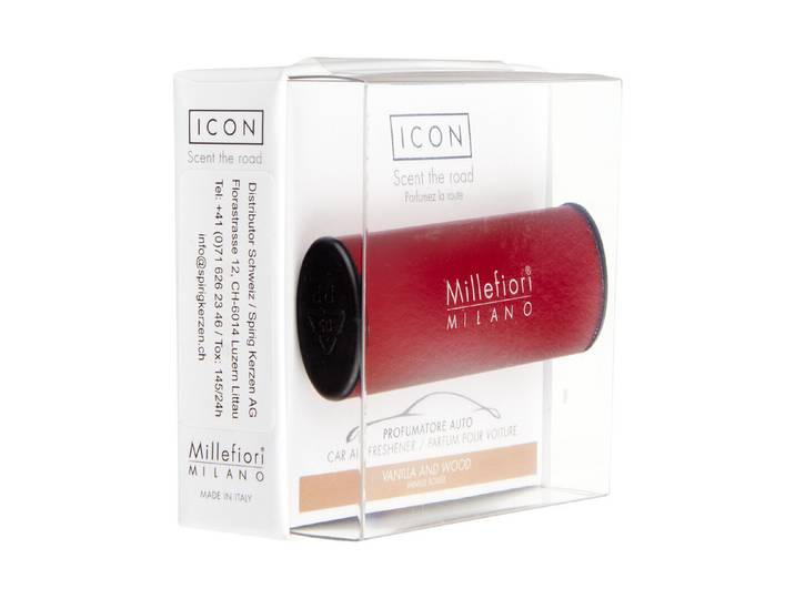 Millefiori Car Lufterfrischer Red Vanilla & Wood