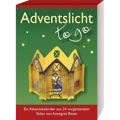 Adventslicht - to go. Ein Adventskalender aus 24 vorgestanzten Teilen