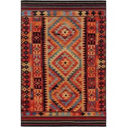 benuta Nest In- & Outdoor-Teppich Artis Multicolor 120x180 cm - Teppich für Balkon, Terrasse & Garten