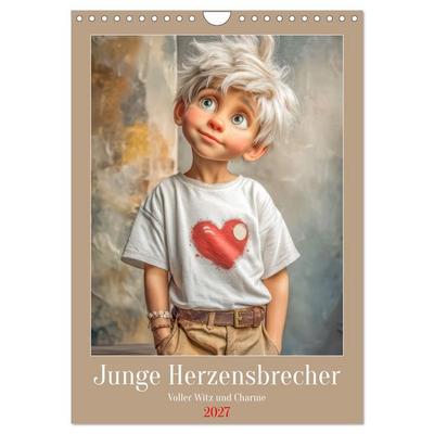 Junge Herzensbrecher - Voller Witz und Charme (Wandkalender 2027 DIN A4 hoch), CALVENDO Monatskalender