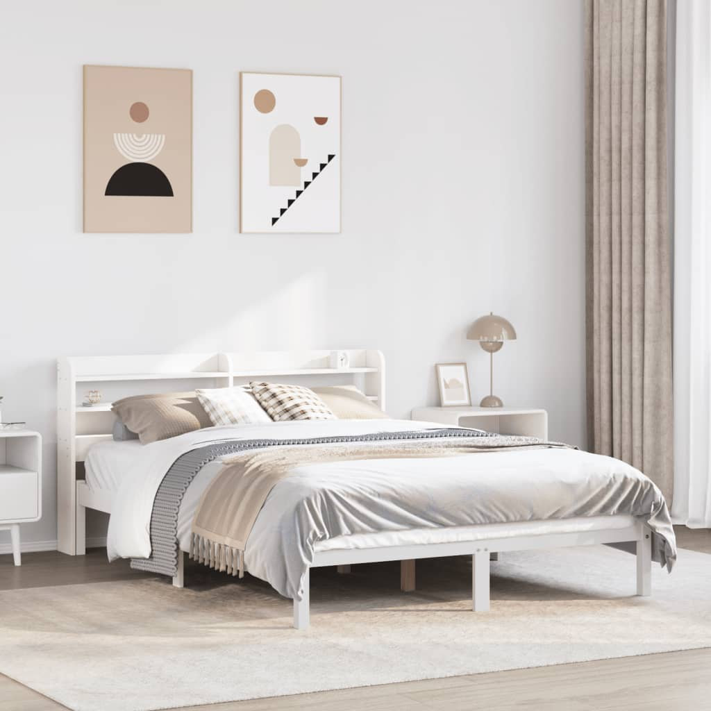 ClassicLiving Chaudeville Solid Wood Bed Frame White Double (4'6)