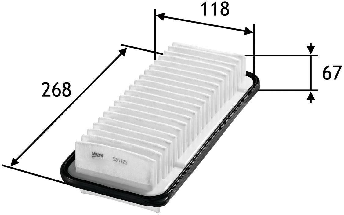 VALEO 585125 Luftfilter