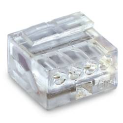 WAGO 243-144 Dosenklemme flexibel: - starr: 0.13-0.2 mm² Polzahl: 4 1000 St. Transparent