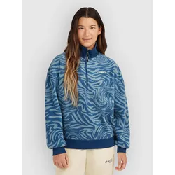 O'Neill Must-Have Half-Zip Fleece Pullover blue swirl zebra Gr. XS