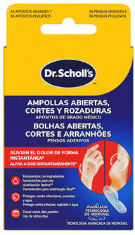 Dr. Scholl's Pensos Adesivos Bolhas Cortes e Arranhões 6 un