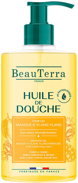 Beauterra Huile de douche Mangue & YLANG-YLANG 750 ml