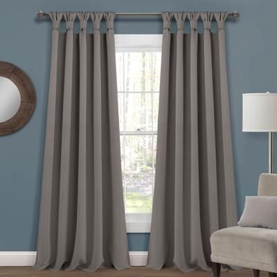 The Gray Barn Blazing Pitchforks Blackout Window Curtain Panel Pair
