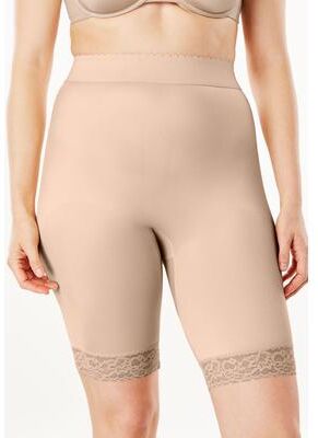 Plus Size Women's Medium Control Thigh Slimmer by Rago in Beige (Size 4X) Body Shaper