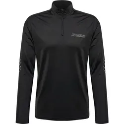 HUMMEL Herren Rolli hmlTE STRENGTH PL HALF ZIP, Größe XXL in Schwarz Schwarz
