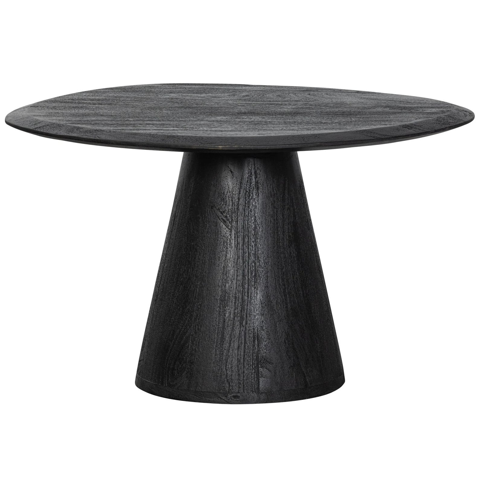 Woood Posture salontafel hout zwart diameter: 70 cm