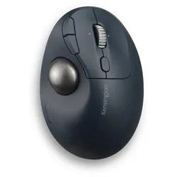 Kensington Pro Fit® Ergo TB550 Maus ergonomisch kabellos schwarz