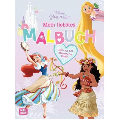 Disney Prinzessin: Mein liebstes Malbuch, Taschenbuch von , Nelson, 978-3-8451-2492-6