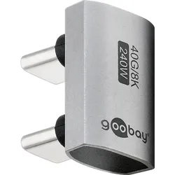 GOOBAY 74446 - USB 4.0 Adapter, C Stecker auf Stecker, U-Form