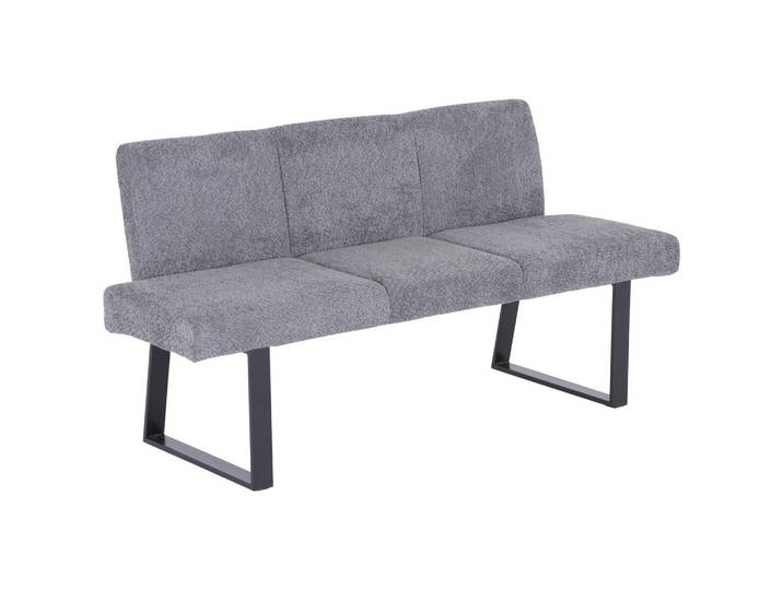 Livetastic Sitzbank, Grau, Metall, 3-Sitzer, 166x82x61 cm, Esszimmer, Bänke, Sitzbänke