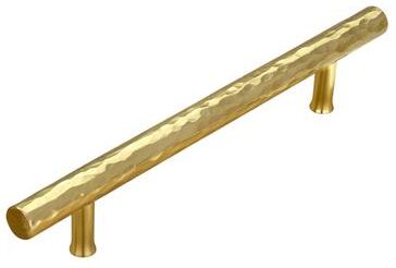 Akicon 5 Inch Hole Center Copper Kitchen Cabinet Handles 100% Solid Brass Drawer Pulls (5-PACK)